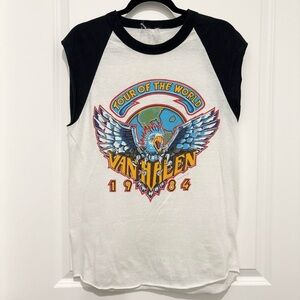 Vintage 1984 Van Halen sleeveless shirt.